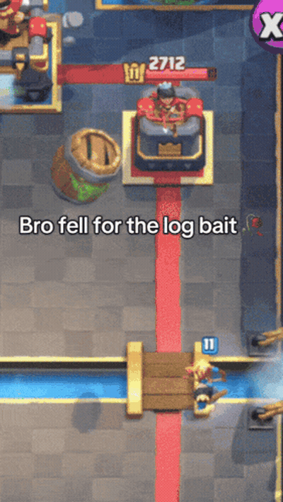 Bro Fell For The Log Bait GIF