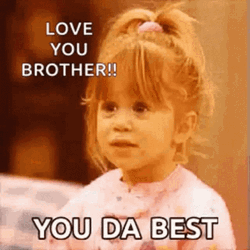 Bro Michelle Tanner Flying Kiss GIF