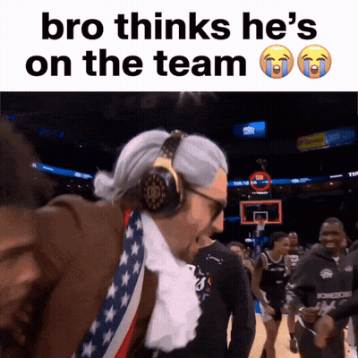 Bro Thinks He's On The Team GIF