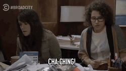 Broad City Cha Ching Scene GIF
