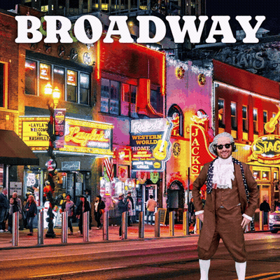 Broadway Poster Man In Costume GIF