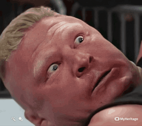 Brock Lesnar Funny Face GIF