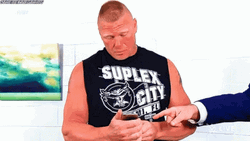 Brock Lesnar Punch Old Guy GIF