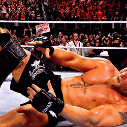 Brock Lesnar Vs Hunt GIF