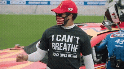 Brofist Bubba Wallace GIF