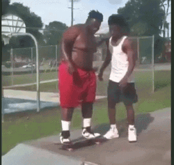 Broken Ankles After Learning Skating GIF