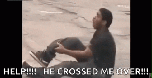 Broken Ankles Shouting In Pain GIF