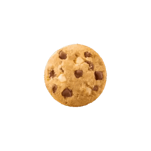 Broken Chocolate Chip Cookie With Bite Sticker