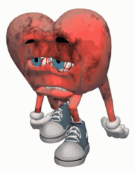 Broken Heart Beaten Up GIF