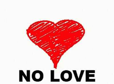 Broken Heart Saying No Love GIF