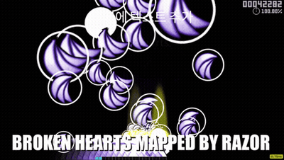 Broken Hearts Mapped By Razor GIF