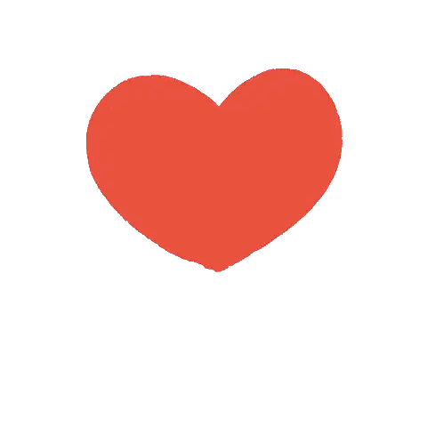 Broken Red Heart With Crack Sticker