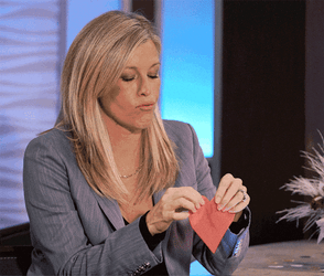 Broken Woman Tear Paper GIF