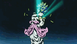 Broly Super Saiyan Transformation GIF
