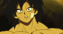 Broly Surprised Big Eyes GIF