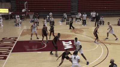 Broncos Basketball Game On Court GIF