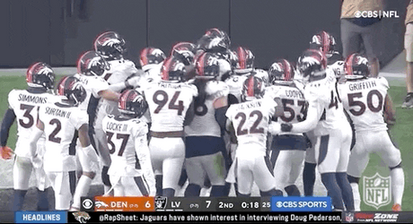Broncos Celebrates After Game GIF