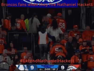 Broncos Fans Fire Nathaniel Hackett #ExtendNathanielHackett GIF