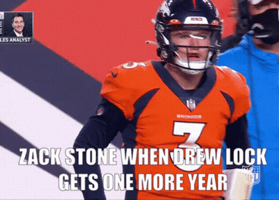 Broncos Football Player Number 7 GIF