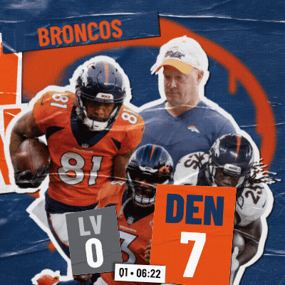 Broncos Football Team Players And Coach GIF