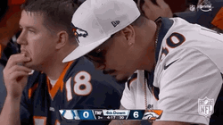 Broncos Game Shaking Head GIF