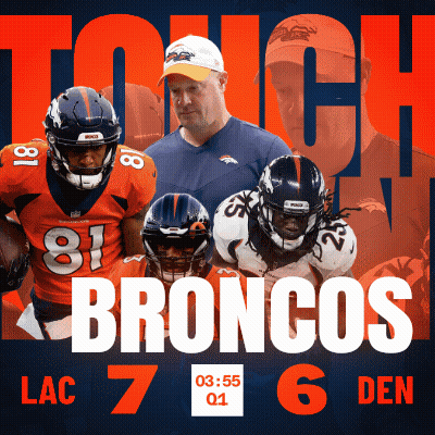 Broncos Poster With Players And Coach GIF