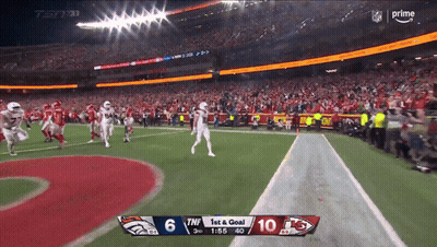 Broncos Vs Chiefs Football Score 6 To 10 GIF