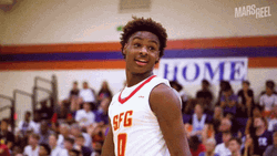 Bronny James Sweet Side Smile GIF