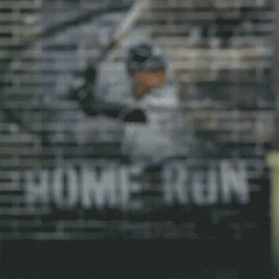 Bronx Bombers Sign In Front Of Brick Building GIF