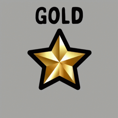 Bronze Star With Word Bronze GIF
