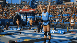 Brooke Ence Barbell Row Slam Down GIF