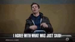 Brooklyn 99 Detective Jake Agrees What's Said GIF