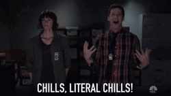 Brooklyn 99 Detective Jake Having Chills GIF