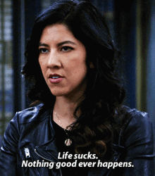 Brooklyn 99 Detective Rosa Life Sucks GIF
