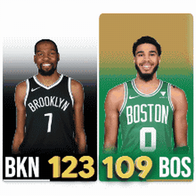 Brooklyn Nets Player And Celtics Player GIF