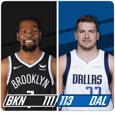 Brooklyn Nets Player And Dallas Player GIF