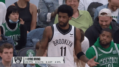 Brooklyn Nets Player In Front Of Crowd GIF