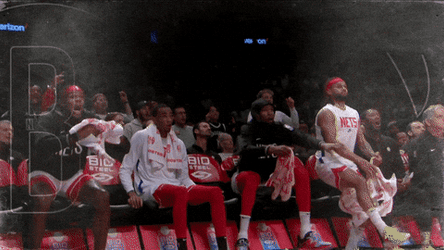 Brooklyn Nets Players Celebrating GIF