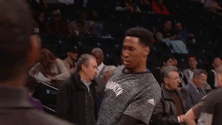 Brooklyn Nets Rondae Hollis Jefferson Playful Dance  GIF