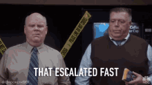 Brooklyn Nine-Nine Bravo Scully That Escalated Quickly GIF