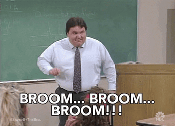 Broom Broom Broom Professor GIF