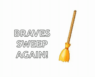 Broom With Braves Sweep Again GIF