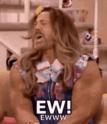 Brother Eww Man Wearing Lady Outfit GIF