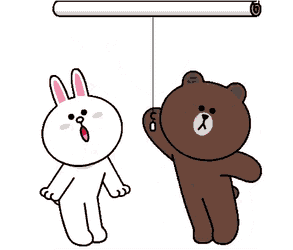 Brown And Cony I Love You GIF