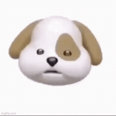Brown And White Cartoon Dog Laughing GIF