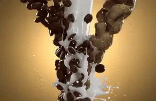Brown And White Dog Next To Red Bowl GIF
