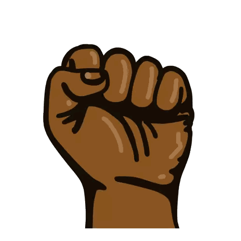Brown B And Y Letters Sticker
