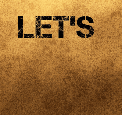 Brown Background With Word Let's GIF