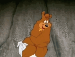 Brown Bear Pat Myself On The Back GIF