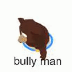Brown Bully Bear Man GIF